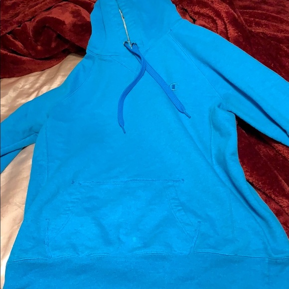 Champion Jackets & Blazers - blue champion hoodie